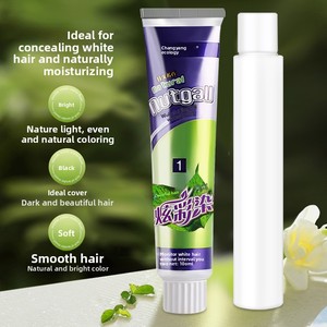 Crema Colorante per <span class=keywords><strong>Capelli</strong></span> Semi-Permanente <span class=keywords><strong>Colore</strong></span> Tè Nero a Base Vegetale Naturale Non Irritante Originale Ufficiale Negozio di Marca per Donne Uso Domestico - Product Image 5