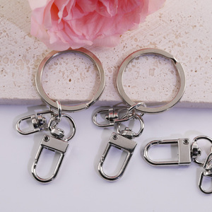 Juego de anillas para cerraduras de puertas metálicas, gancho de anilla plana, accesorios DIY para bolsos, suministros para fabricación de joyas, Primavera 2024, Origen Yiwu - Product Image 1