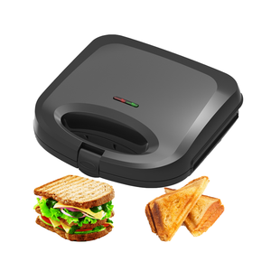 750W compatte 2 fette elettrico <span class=keywords><strong>Sandwich</strong></span> griglie con piastre da forno personalizzate antiaderenti tostate tasca frittate triangolo <span class=keywords><strong>Sandwich</strong></span> - Product Image 1