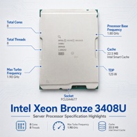 Pour processeur CPU Xeon Silver/Gold version officielle d'origine 3408U 4410Y 4410T 4416+ 5411N 5415+ 5416S 5418Y 5420+ 4677 broches