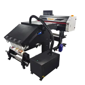 Impresora de máquina Epson I3200 de 24 pulgadas Hong Jet, impresora DTF sin polvo para impresión de ropa