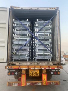 Heavy Duty Steel Collapsible Wire Mesh <strong>Pallet</strong> Merchandise <strong>Warehouse</strong> Wire Cage Metal Box Storage <strong>Container</strong> for Logistics Industry - Product Image 6