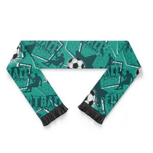 Écharpe de supporter personnalisée de haute qualité avec logo OEM ODM, impression numérique, articles de sport pour les matchs, écharpe de supporter personnalisée, écharpe de supporter de football - Product Image 2