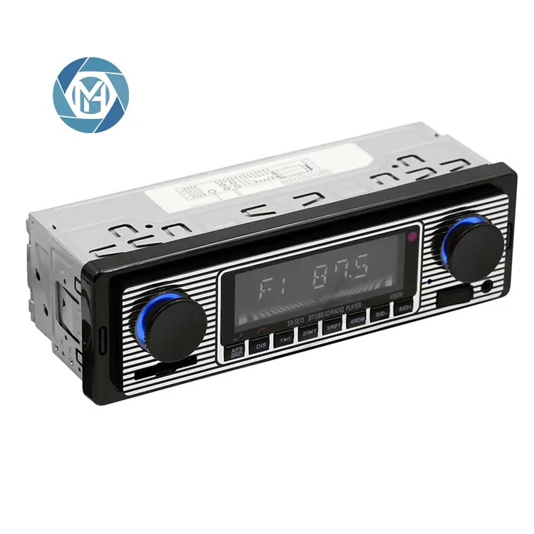 1 DIN Stereo Radio Player Digitales FM Stereo Radio mit Fernbedienung Unterstützung MP3 USB SD AUX 12V Audio