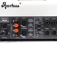 Amplificador de Potencia PA Clase H de 2 Canales y 2*1200W, Estable y Popular, con Carcasa Metálica para Entretenimiento en Vivo, Impedancia de 4 Ohmios