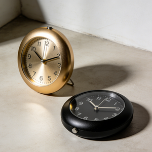 CNC Stainless Steel <b>Table</b> <b>Clock</b>-ISO9001 Approved Brushed Finish Branded Gift Sets No MOQ for Sleek Tabletop Decor for - Product Image 1