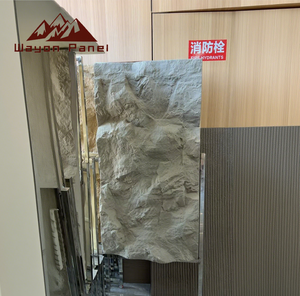 Panneau mural en PU <span class=keywords><strong>de</strong></span> qualité supérieure Wayon, texture marbre mat, <span class=keywords><strong>décoration</strong></span> murale haut <span class=keywords><strong>de</strong></span> gamme pour <span class=keywords><strong>salon</strong></span> - Product Image 3