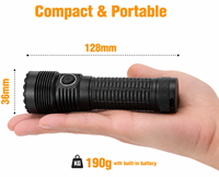 Lampe torche LED rechargeable par USB pour la chasse au cerf et au faucon, idéale pour la chasse au gros gibier