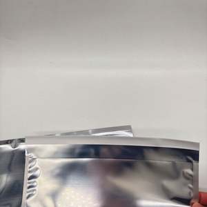 Custom logo Glossy <b>Silver</b> Mailer for Clothing Mailing <b>Bag</b> for Hoodies Shipping Mailer Metallic Self-Adhesive <b>Bags</b> - Product Image 6