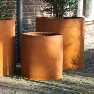 Grand pot de fleurs suspendu en acier Corten, écologique, pour intérieur/extérieur, vente en gros, pour maison, jardin, hôtel, fabrication chinoise - Product Image 6