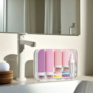 Leakproof Travel Bottle Set Reusable Refillable Silicone Containers Portable Travel <b>Spray</b> Bottle Face Cream Shampoo Empty Bottle - Product Image 3