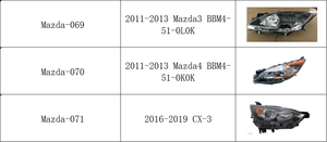 Buon prezzo di alta qualità OEM faro BBM4-51-0K0K per <span class=keywords><strong>MAZDA</strong></span> <span class=keywords><strong>4</strong></span> - Product Image 6
