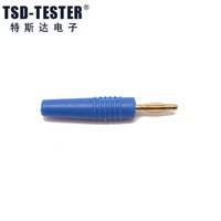 2 MM Cuivre Fiche Banane Plaquée Or Audio Mâle Connecteur Adaptateur