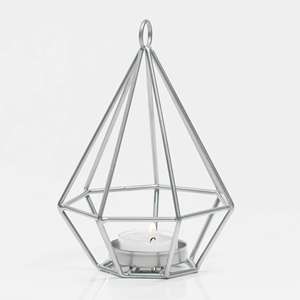 Candelabro de luz T triangular de hierro votivo para centros de mesa decoración candelabro hecho a mano de hierro de alta calidad - Product Image 1