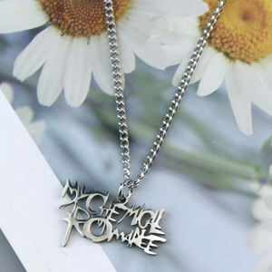 สร้อยคอจี้สแตนเลสวงร็อคสุดโรแมนติกสำหรับทุกเพศเครื่องประดับรูปทรงเรขาคณิตสไตล์พังก์คอสเพลย์แฟชั่นเหมาะสำหรับเด็กและผู้ใหญ่ - Product Image 4