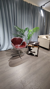 Furnitur gaya penerbangan kulit asli, kursi angsa penerbangan putar kantor kulit asli Top Grain