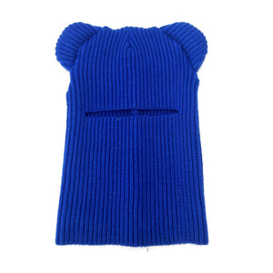 Oft Thermal Knitted Single Hole Ear <b>Ski</b> Face <b>Mask</b> Balaclava Designer Hat - Product Image 5
