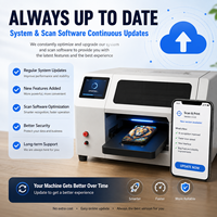 Imprimante UV intelligente A4 alimentée par l'IA, fiable pour la personnalisation en ligne, idéale pour les boutiques de cadeaux, les coques de téléphone, les balles de golf, l'impression d'aimants de réfrigérateur, certifiée CE et CCC