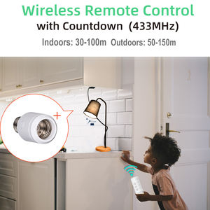 Produkthersteller <span class=keywords><strong>500W</strong></span> LED-Lichtfassung E26/E27 mit Fernbedienung, Kabellose Fernsteuerung E27 Lampenfassung - Product Image 5