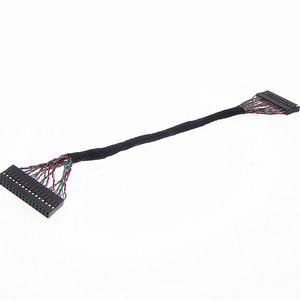Câble LVDS Dupont haute flexibilité 50 broches, pas de 2,54 mm, gaine extérieure noire pour moniteur médical et écran d'affichage POS - Product Image 5