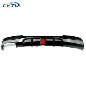Difusor de Labio para Parachoques Trasero de Coche en ABS Negro Brillante con Luz de Freno para <span class=keywords><strong>BMW</strong></span> Serie 3 E90 <span class=keywords><strong>E91</strong></span> LCI M Sport <span class=keywords><strong>320i</strong></span> 325i 330i 335i 2006-2011 - Product Image 2