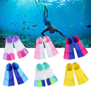 Pinne Professionali in Silicone per Allenamento di Nuoto, Pale Corte per Esercizi di Velocità, Attrezzatura per Nuoto a Giri per Adulti, Uomini e Donne - Product Image 4