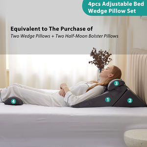 Oreiller de soutien <span class=keywords><strong>lombaire</strong></span> ergonomique moderne pour dormir, lire et placer les jambes - Product Image 4