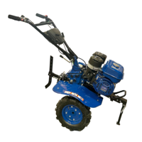 Mini motoculteur à essence 170f, petit tracteur à conducteur marchant