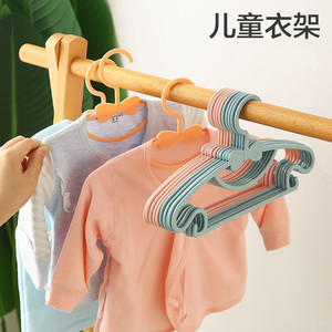 Childrens Plastic Clothes Hangers With Bow Design For Baby And Infant Clothing Storage And Drying Hook Type Rectangle Shape - Product Image 5