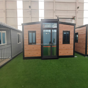 Double Wings Expansível Madeira Grão Cor Recipiente Casa Pequena Borboleta Expansão 20ft/40ft para Hotéis Armazéns Lojas - Product Image 6