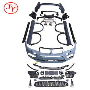 Paraurti Anteriore/Posteriore, Minigonne Laterali e Parafanghi Nuovi Jiaye BBA F15 X5M di Alta Gamma in Carbonio Nero con Fissaggio <span class=keywords><strong>a</strong></span> Bullone, Montaggio Universale - Product Image 1