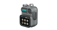 Speaker dengan layar LCD cerdas luar ruangan Speaker nirkabel portabel Mini baterai 500-1000mAh daya Output hingga 5W
