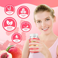 Rosebest OEM Private Label Vegan Coenzyme Q10 Gummies Antioxydant Compléments Alimentaires pour la Santé avec Vitamine B6/B12 et Oméga-3 DHA & EPA