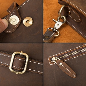 FSV1 קלאסי בציר אמיתי עור גברים יד שקיות 2023 מותאם אישית גברים שקיות - Product Image 5