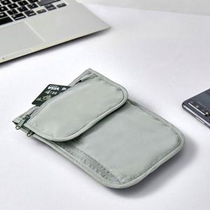 RFID Blocking Fashion Polyester Travel <b>Wallet</b>-Secure <b>Passport</b> Holder Phone Card Organizer Adjustable Strap Anti-Theft Waist Pack - Product Image 3
