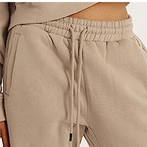 Colección de invierno 2024, venta al por mayor, logotipo personalizado, conjunto de traje para correr para hombre, sudadera térmica de cuello redondo, mínimo bordado - Product Image 6