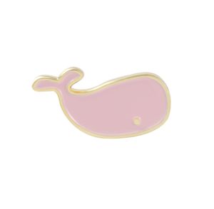 Dessin animé mer Animal broche créatif mignon trois couleurs petit collier de <span class=keywords><strong>baleine</strong></span> <span class=keywords><strong>corne</strong></span> sac à dos accessoire alliage peinture badge - Product Image 3
