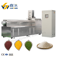 Machine de fabrication de couscous et de dal en acier inoxydable de qualité alimentaire / Usine de riz enrichi / Ligne de production