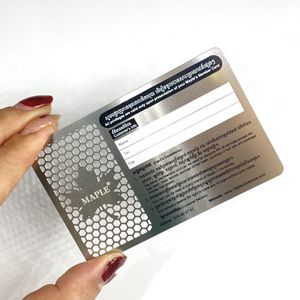 Tarjetas transparentes de PVC Tarjetas de visita Base Metal Tarjetas de visita Metal Tarjeta DE CRÉDITO Cobre - Product Image 4