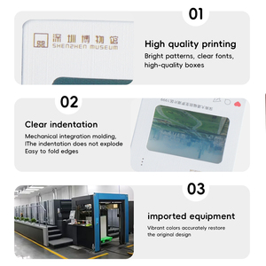 Nhỏ-lô tùy chỉnh in giấy nghệ thuật Bảo tàng kỷ niệm thẻ kinh doanh bù đắp in thiệp chúc mừng Bộ sưu tập - Product Image 3