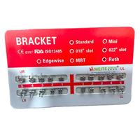 Brackets orthodontiques Meitedental MIM Monoblock Roth 0.022 avec marquage laser, kit d'appareils dentaires en acier inoxydable