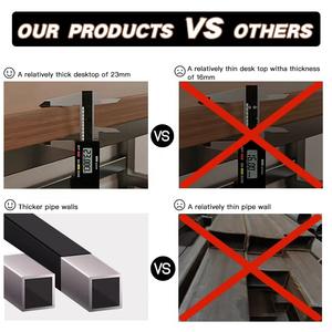 Escritorio de Computadora en Forma de L, Estilo Moderno y Simple, para Oficina, Edificio de Oficinas, Estación de Trabajo para Personal de Empresa, Escritorio para Juegos y Trabajo - Product Image 3