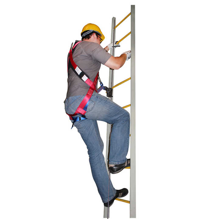Wire Rope Grab Fall Arrester Climb Slider Used With 3/8 Inch Lifeline Rope For Construction