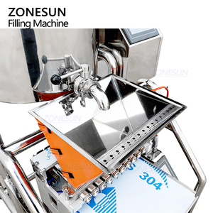 Machine semi-automatique ZONESUN ZS-CTF50 à 10 têtes pour la fabrication, le mélange et le versement de bonbons gélifiés au chocolat - Product Image 4