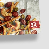 Sacs en plastique PE personnalisables à fermeture éclair pour chips et croustilles |   Emballage alimentaire recyclable pour en-cas