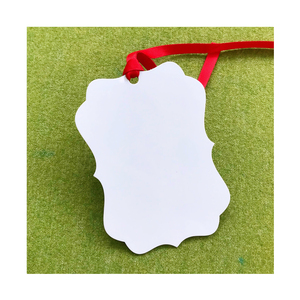 Ornamento de Navidad de doble cara con forma de árabe, ornamento personalizado de aluminio en blanco, de Metal, para Navidad, gran oferta - Product Image 2