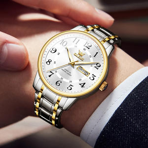 Reloj con Logotipo OEM, Reloj de Lujo ODM de Acero Inoxidable, Reloj de Cuarzo Clásico de Negocios con Calendario, Resistente al Agua para Hombre - Product Image 5