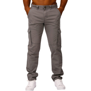Meilleure vente Pantalon cargo vert clair pour hommes haute qualité, style décontracté, droit, anti-rides, service OEM personnalisé disponible - Product Image 5