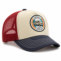 Casquette Trucker Décontractée d'Extérieur Personnalisée avec Patch Brodé, Dos en Maille Respirante, Visière Courbée et Fermeture Snapback Réglable – Vente en Gros