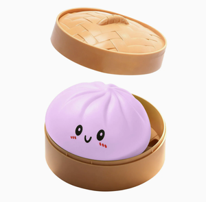 Juguete Sensorial Antiestrés de Peluche con Forma de Bollo al Vapor, de Rebote Lento <span class=keywords><strong>y</strong></span> Realista, Caja Sorpresa con Expresiones, para Niños - Product Image 1